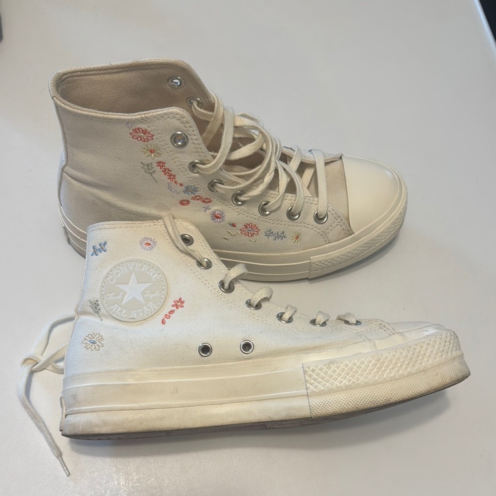 Converse All Star Lift Things to Grow Platform High Top Sneakers